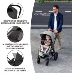 Kinderkraft Pack Poussette Moov Ct Black -Produits Pour Bébé kk041420754 5