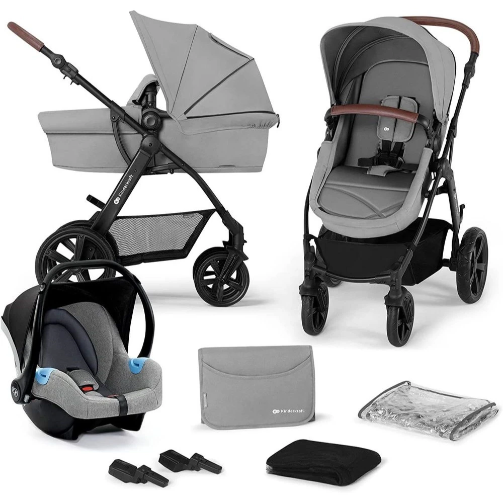 Kinderkraft Pack Poussette Moov Ct Grey 3 Kinderkraft Pack Poussette Moov Ct Grey