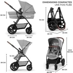 Kinderkraft Pack Poussette Moov Ct Grey 16 Kinderkraft Pack Poussette Moov Ct Grey -Produits Pour Bébé kk041420761 6