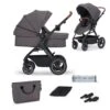 Kinderkraft Pack Poussette Trio B-tour - Dark Grey -Produits Pour Bébé kk041618942