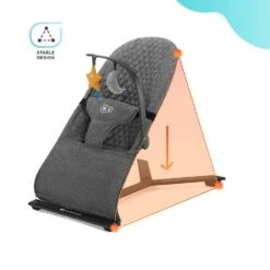 Kinderkraft Transat Mimi - Gris -Produits Pour Bébé kk062118355 10