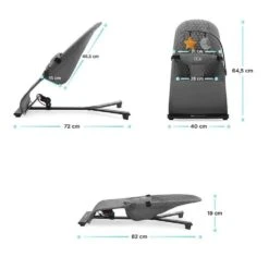 Kinderkraft Transat Mimi - Gris -Produits Pour Bébé kk062118355 6