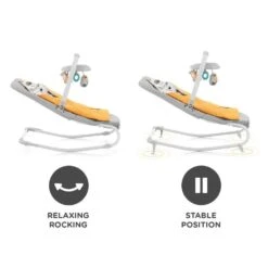 Kinderkraft Transat Felio 2 - Forest Yellow -Produits Pour Bébé kk062121102 5