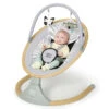 Kinderkraft Balancelle 2 En 1 Lumi - Gris Et Bois -Produits Pour Bébé kk069015675
