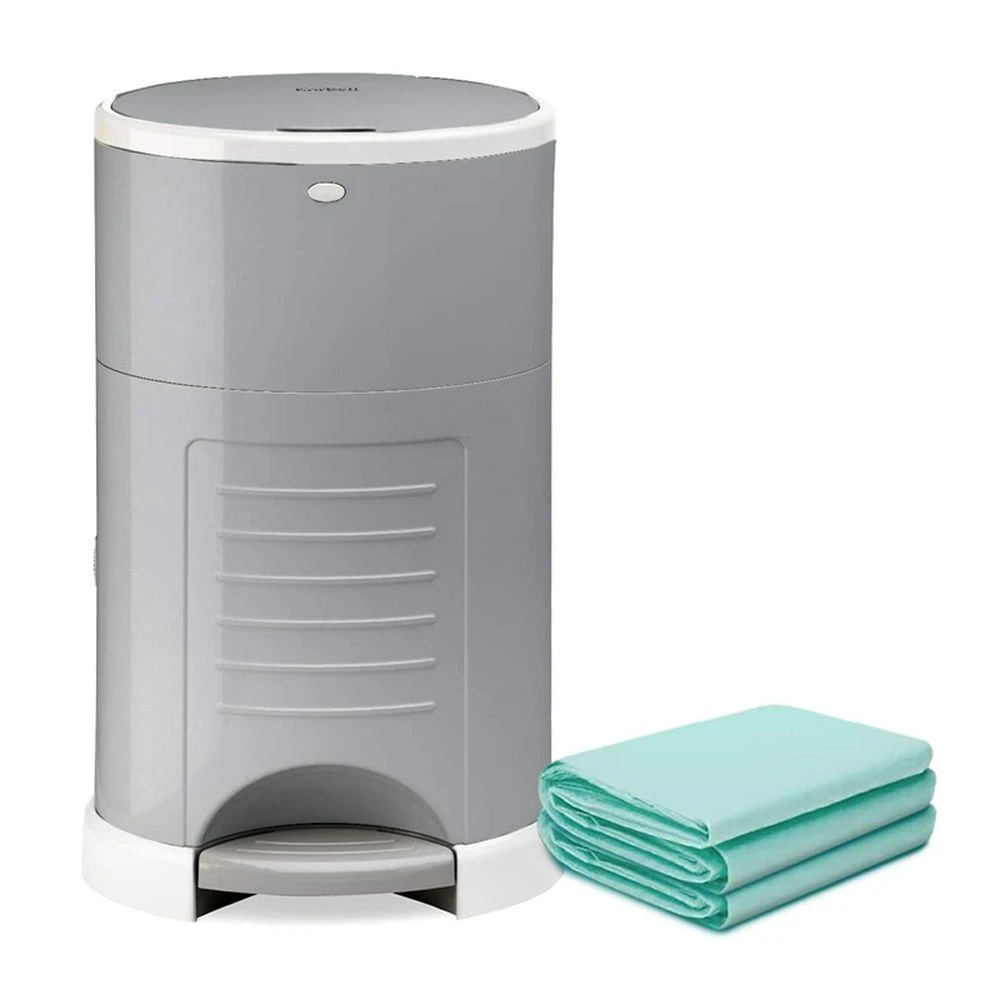 Poubelle à Couches Grise 16l + Une Recharge 3 Poubelle à Couches Grise 16l + Une Recharge