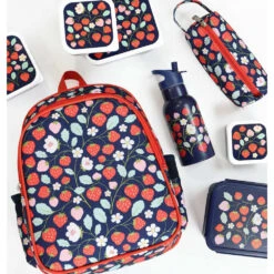 A Little Lovely Company Sac à Dos Enfant Isotherme Fraises -Produits Pour Bébé lc045402729 3