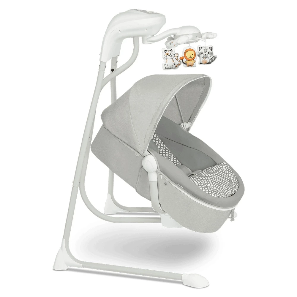 Lionelo Transat Balancelle Henny Grey Dove 4 Lionelo Transat Balancelle Henny Grey Dove – Image 2