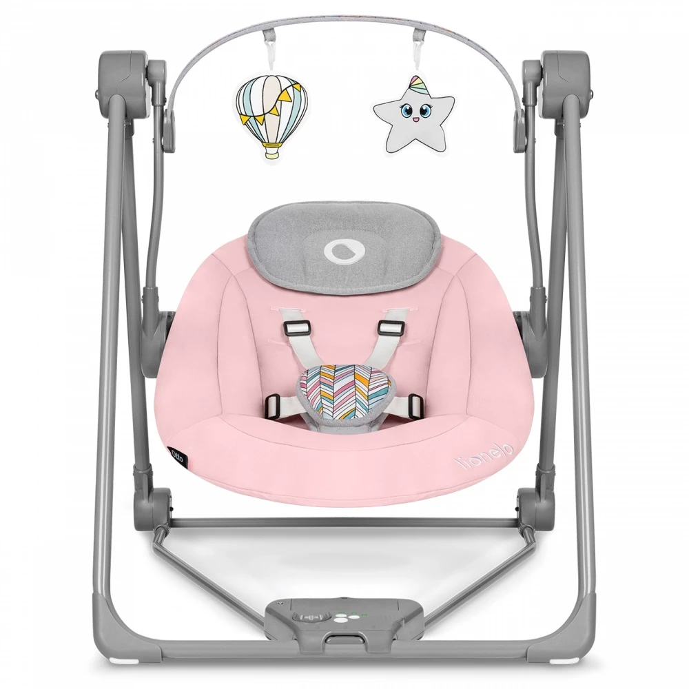 Lionelo Balancelle Otto Pink 5 Lionelo Balancelle Otto Pink – Image 3