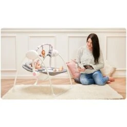 Lionelo Balancelle Ruben Stone Grey Turquoise -Produits Pour Bébé le069058104 5