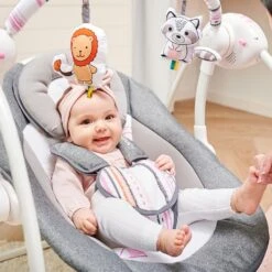 Lionelo Balancelle Ruben Stone Grey Rose -Produits Pour Bébé le069058111 5