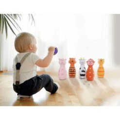 Jeu De Quilles Souples Animaux -Produits Pour Bébé lj084234559 4