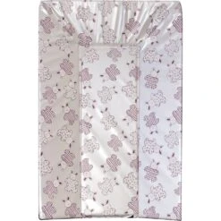 Matelas à Langer 3 Pentes En Pvc. Dimension : 48 X 77 Cm Lapin Cassis