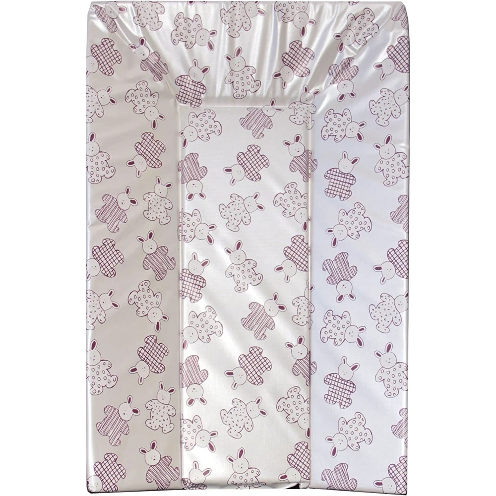 Matelas à Langer 3 Pentes En Pvc. Dimension : 48 X 77 Cm Lapin Cassis 3 Matelas à Langer 3 Pentes En Pvc. Dimension : 48 X 77 Cm Lapin Cassis