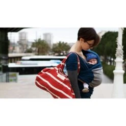 Écharpe De Portage L'originale Bleu Paon Poche éléphant -Produits Pour Bébé lr046141271 12