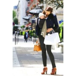 Echarpe De Portage Sans Nœud - Anthracite, Olive (réversible) -Produits Pour Bébé lr046142612 6