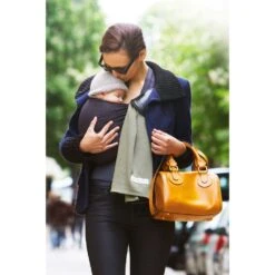 Echarpe De Portage Sans Nœud - Anthracite, Olive (réversible) -Produits Pour Bébé lr046142612 7