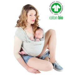 Echarpe De Portage Basic Bio Perle -Produits Pour Bébé lr046143657 1