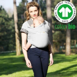Echarpe De Portage Basic Bio Perle -Produits Pour Bébé lr046143657 5