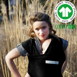 Echarpe De Portage Basic Bio Noir -Produits Pour Bébé lr046143664 3