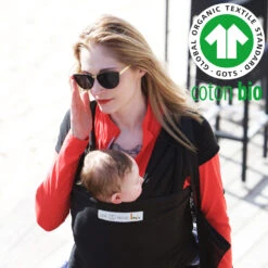 Echarpe De Portage Basic Bio Noir -Produits Pour Bébé lr046143664 5