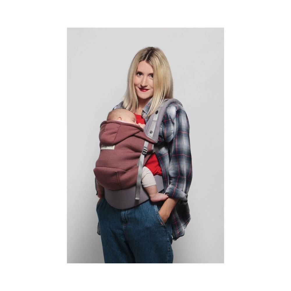 Porte Bébé Hoodiecarrier Bois De Rose 5 Porte Bébé Hoodiecarrier Bois De Rose – Image 3