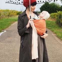 Echarpe De Portage Sans Nœud - Nude, Caramel (réversible) 15 Echarpe De Portage Sans Nœud - Nude, Caramel (réversible) -Produits Pour Bébé lr046175760 1