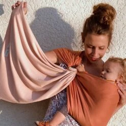 Echarpe De Portage Sans Nœud - Nude, Caramel (réversible) 25 Echarpe De Portage Sans Nœud - Nude, Caramel (réversible) -Produits Pour Bébé lr046175760 11