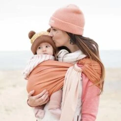 Echarpe De Portage Sans Nœud - Nude, Caramel (réversible) 16 Echarpe De Portage Sans Nœud - Nude, Caramel (réversible) -Produits Pour Bébé lr046175760 2