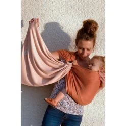 Echarpe De Portage Sans Nœud - Nude, Caramel (réversible) 19 Echarpe De Portage Sans Nœud - Nude, Caramel (réversible) -Produits Pour Bébé lr046175760 5