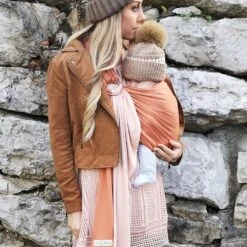 Echarpe De Portage Sans Nœud - Nude, Caramel (réversible) 21 Echarpe De Portage Sans Nœud - Nude, Caramel (réversible) -Produits Pour Bébé lr046175760 7