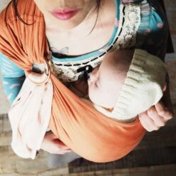 Echarpe De Portage Sans Nœud - Nude, Caramel (réversible) 22 Echarpe De Portage Sans Nœud - Nude, Caramel (réversible) -Produits Pour Bébé lr046175760 8