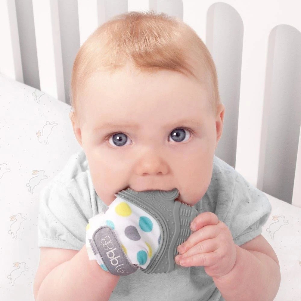 Gant De Dentition En Silicone Souple Glüv Gris 5 Gant De Dentition En Silicone Souple Glüv Gris – Image 3