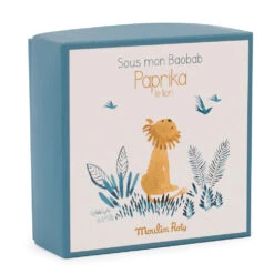 Moulin Roty Doudou Attache-tétine Lion Sous Mon Baobab -Produits Pour Bébé mr083390194 2