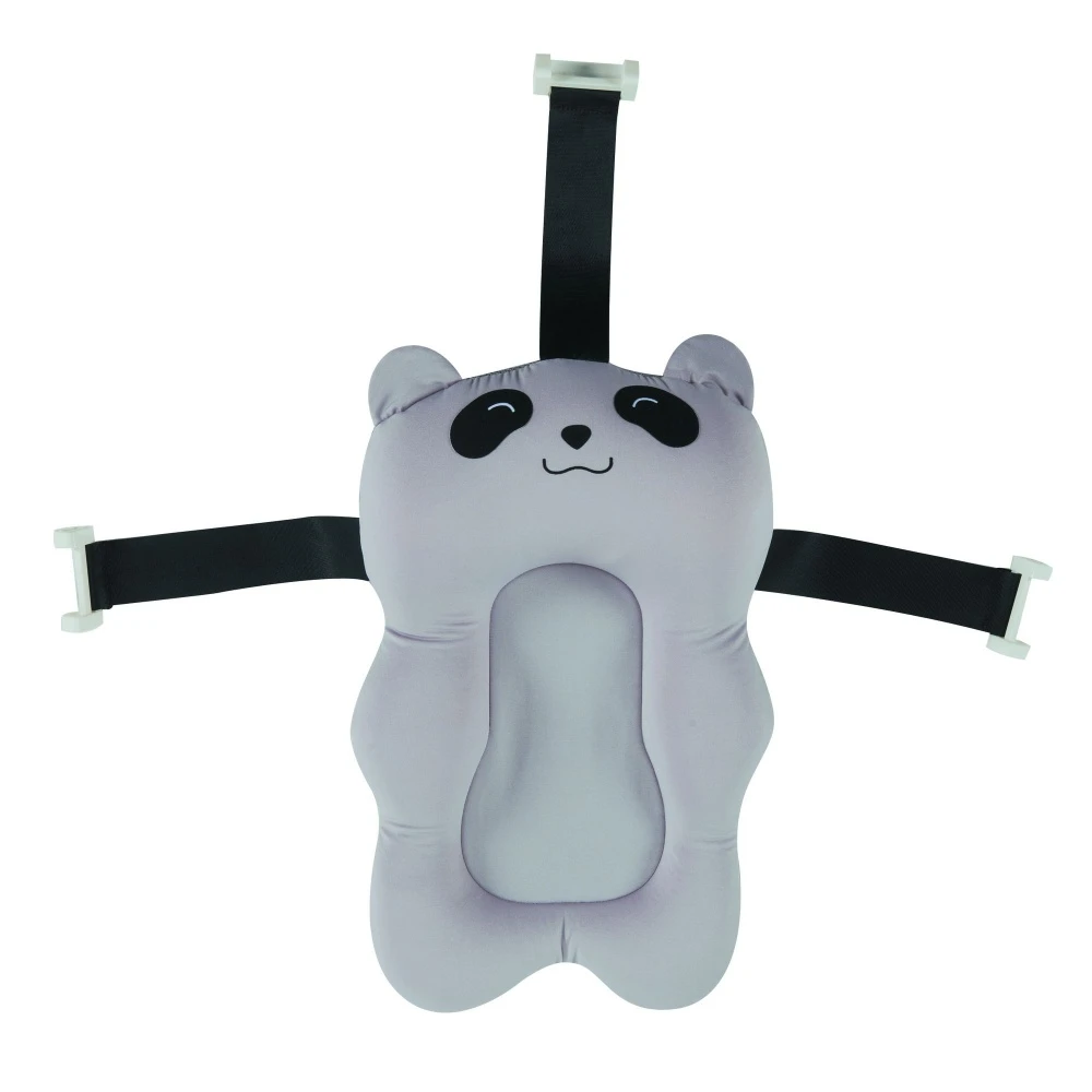 Coussin De Bain Panda Gris 3 Coussin De Bain Panda Gris