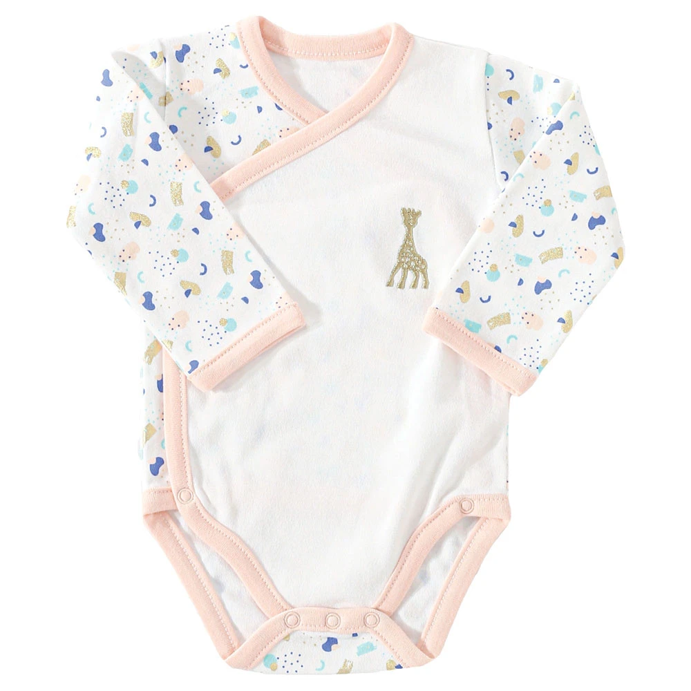 Body Croisé 3 Mois Sophie La Girafe - Multicolore Rose 3 Body Croisé 3 Mois Sophie La Girafe - Multicolore Rose