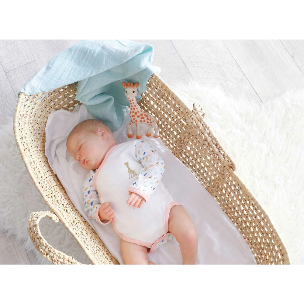 Body Croisé 3 Mois Sophie La Girafe - Multicolore Rose 4 Body Croisé 3 Mois Sophie La Girafe - Multicolore Rose – Image 2
