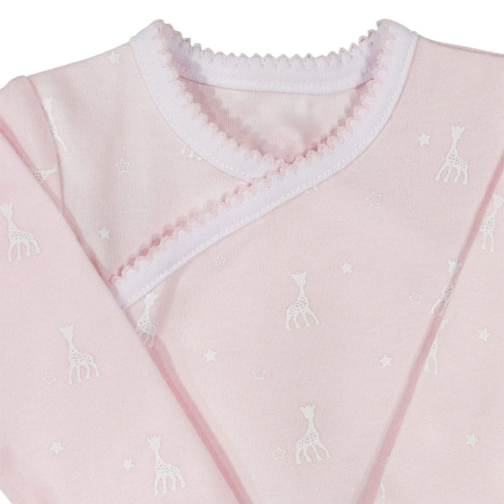 Body Croisé 1 Mois Sophie La Girafe Rose 4 Body Croisé 1 Mois Sophie La Girafe Rose – Image 2