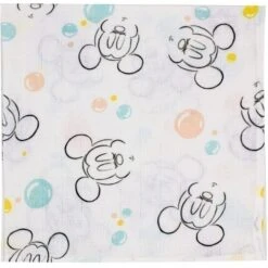 Lot De 3 Langes En Coton 60 X 60 Cm - Mickey -Produits Pour Bébé ph121048368 3