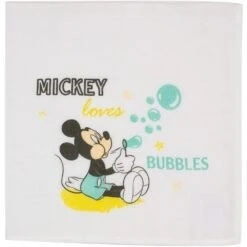 Lot De 3 Langes En Coton 60 X 60 Cm - Mickey -Produits Pour Bébé ph121048368 5