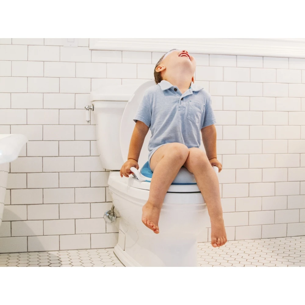 Réducteur Toilette Bébé Weepod Bleu/blanc 10 Réducteur Toilette Bébé Weepod Bleu/blanc – Image 8