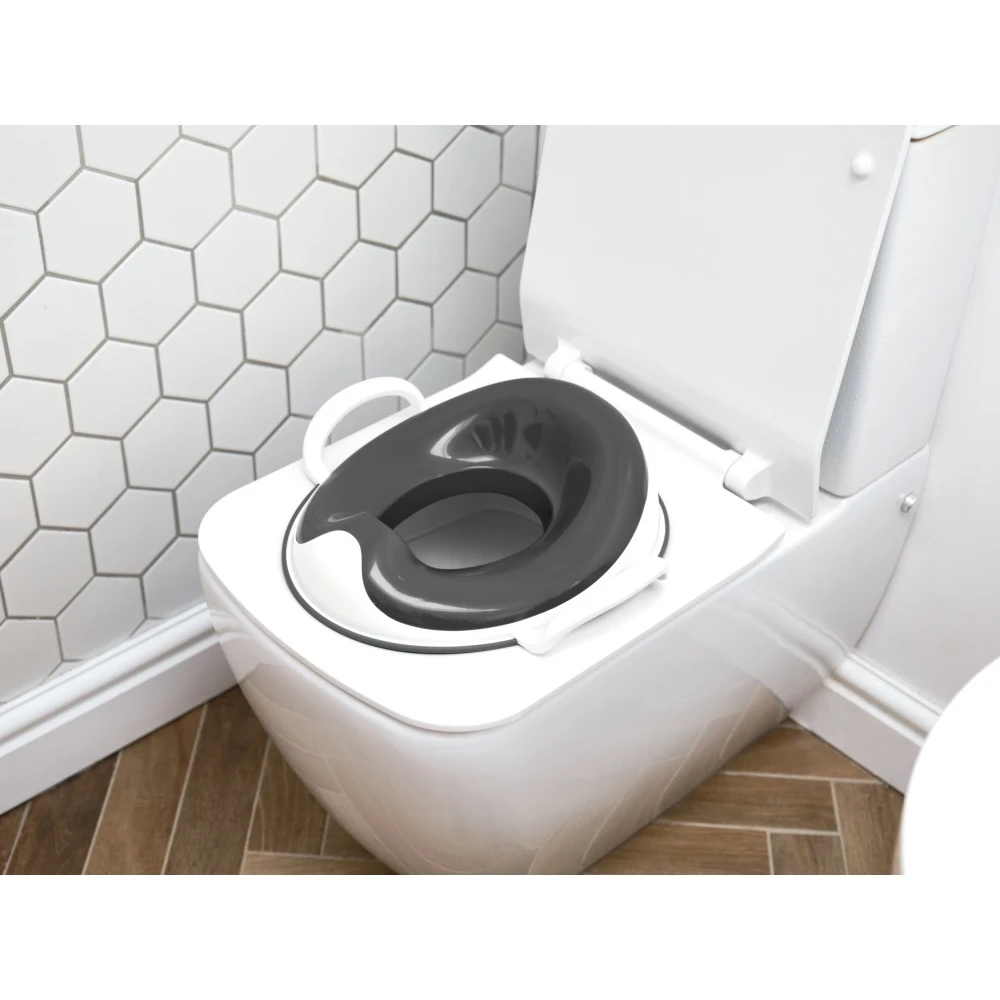 Réducteur Toilette Bébé Weepod Gris Foncé/blanc 5 Réducteur Toilette Bébé Weepod Gris Foncé/blanc – Image 3