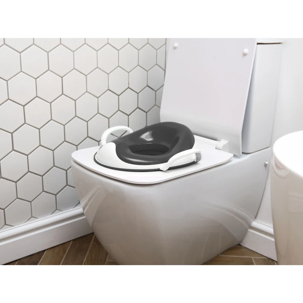 Réducteur Toilette Bébé Weepod Gris Foncé/blanc 8 Réducteur Toilette Bébé Weepod Gris Foncé/blanc – Image 6