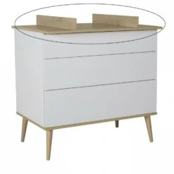 Plan à Langer Pour Commode Flow White Et Oak