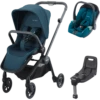 Recaro Pack Poussette Duo Sadena Black + Assise Et Siège Auto Avan Teal Green + Base -Produits Pour Bébé re041741925