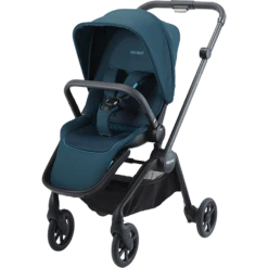 Recaro Pack Poussette Duo Sadena Black + Assise Et Siège Auto Avan Teal Green + Base -Produits Pour Bébé re041741925 3