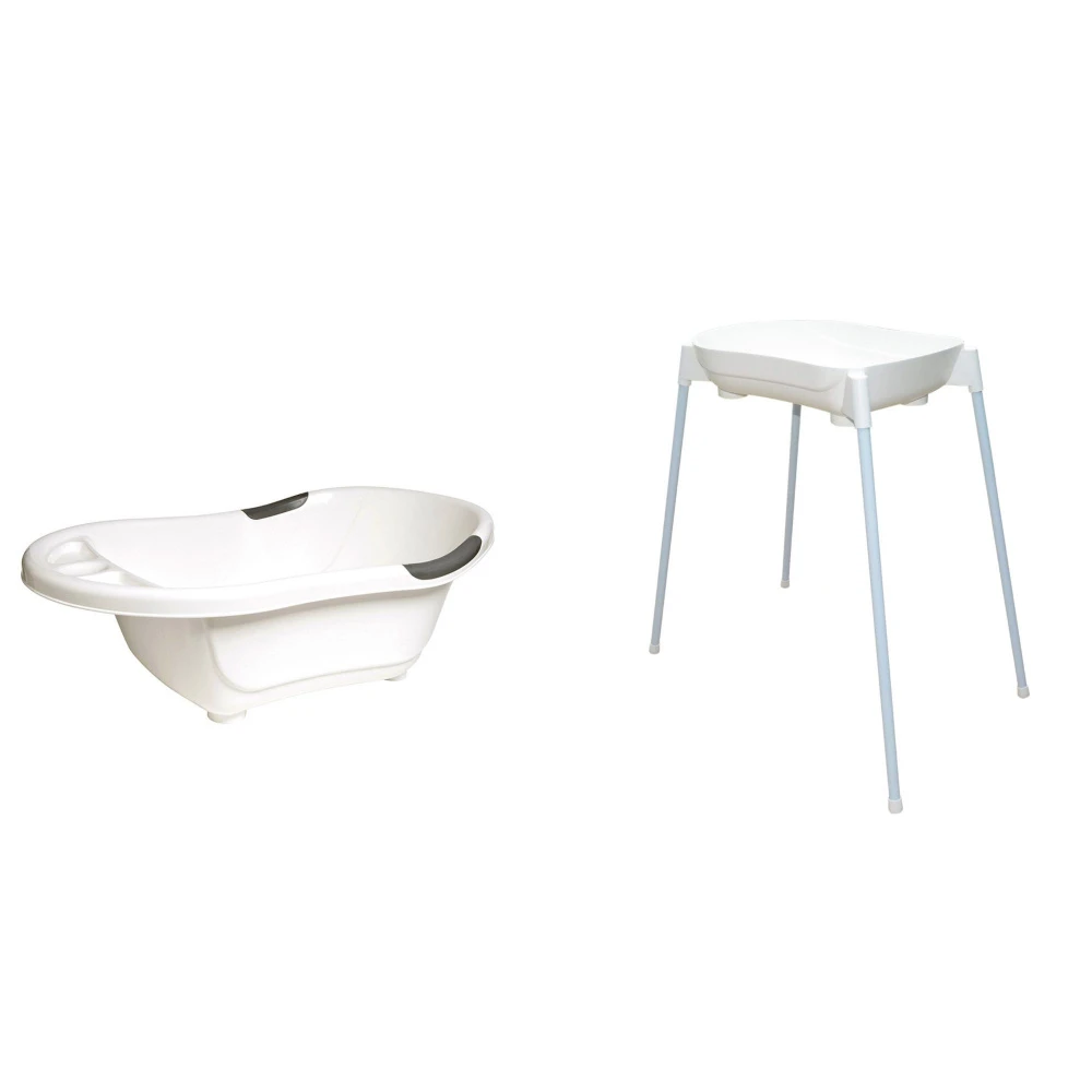 Pack Baignoire Bébé Avec Vidange Blanche + Support De Baignoire Et Tuyau D'évacuation 3 Pack Baignoire Bébé Avec Vidange Blanche + Support De Baignoire Et Tuyau D'évacuation