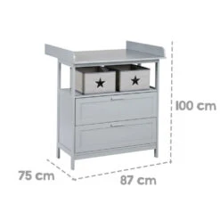 Roba Commode à Langer "hamburg" Grise -Produits Pour Bébé ro091318448 4
