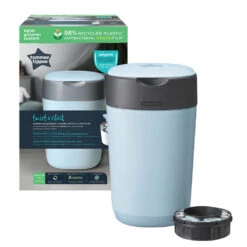 Tommee Tippee Poubelle à Couches Twist & Click Bleu