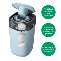 Tommee Tippee Poubelle à Couches Twist & Click Bleu -Produits Pour Bébé sg095110037 6