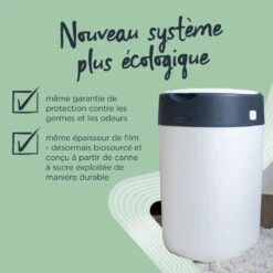 Tommee Tippee Poubelle à Couches Twist & Click Vert -Produits Pour Bébé sg095110242 2